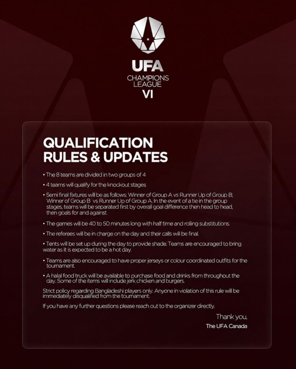 Instagram post from ufa.canada. This post is in position 6.