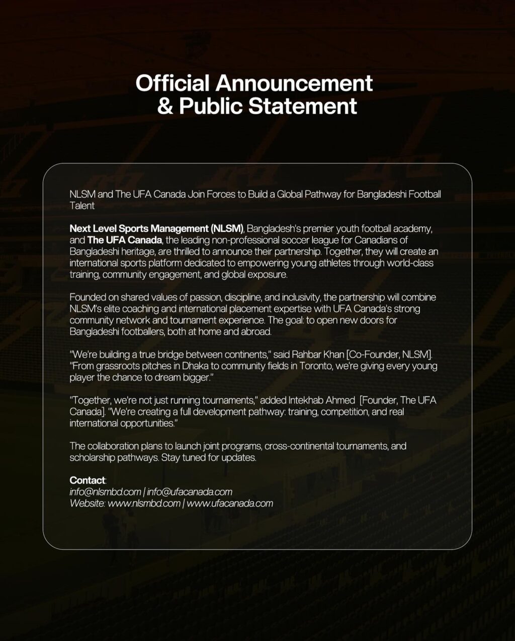 Instagram post from ufa.canada. This post is in position 2.